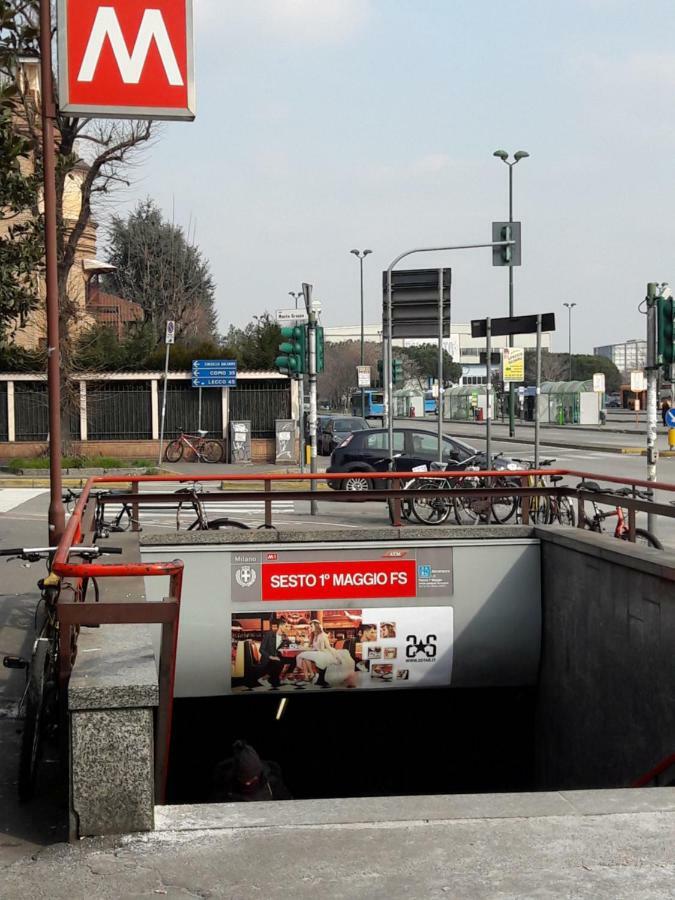 Grazioso Bilocale A 100 Mt Dalla Metropolitana 塞斯托-聖喬凡尼 外观 照片